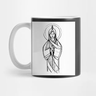 Virgin Mary at pentecost Mug